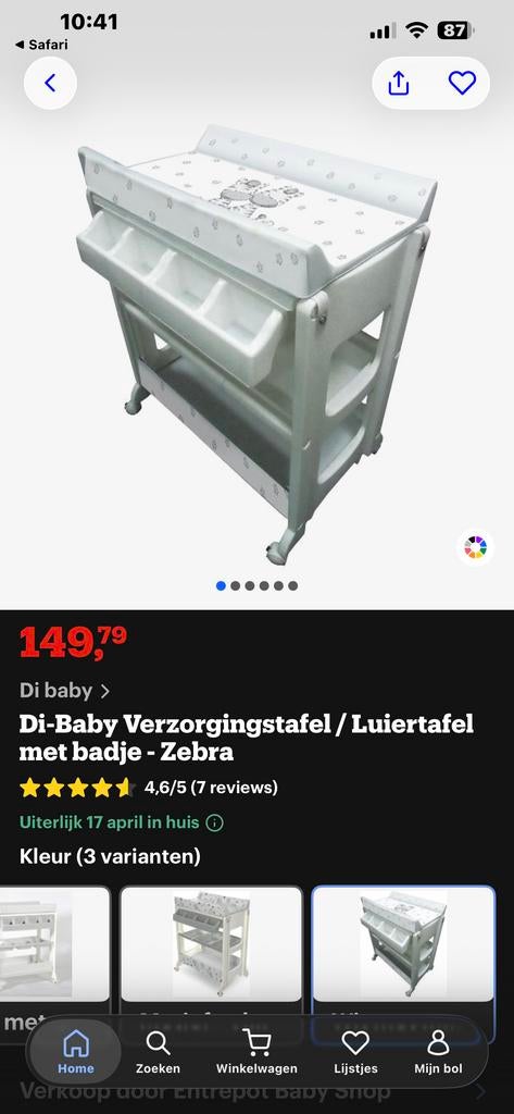 Badje en aankleedkussen 2-in-1, Ophalen of Verzenden, Gebruikt, Badje