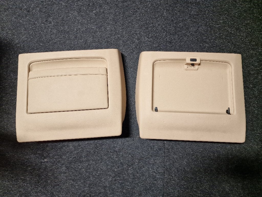 BMW E38 onderkanten voor klaptafels afdekking voorstoelen, Ophalen of Verzenden