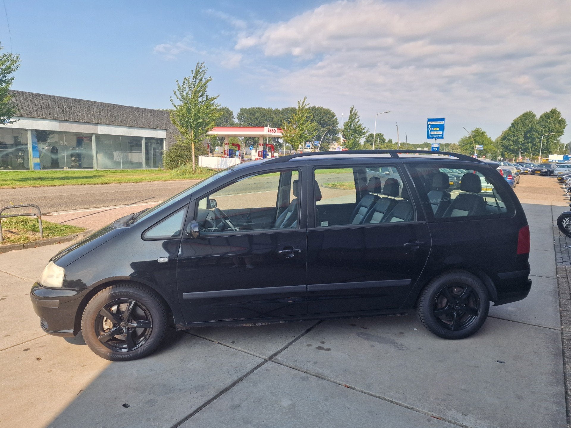 Seat Alhambra 2.8 V6 Signo 204pk - 7Persoons - Clima - Cruis, Auto's, Seat, Voorwielaandrijving, Gebruikt, Zwart, Bedrijf