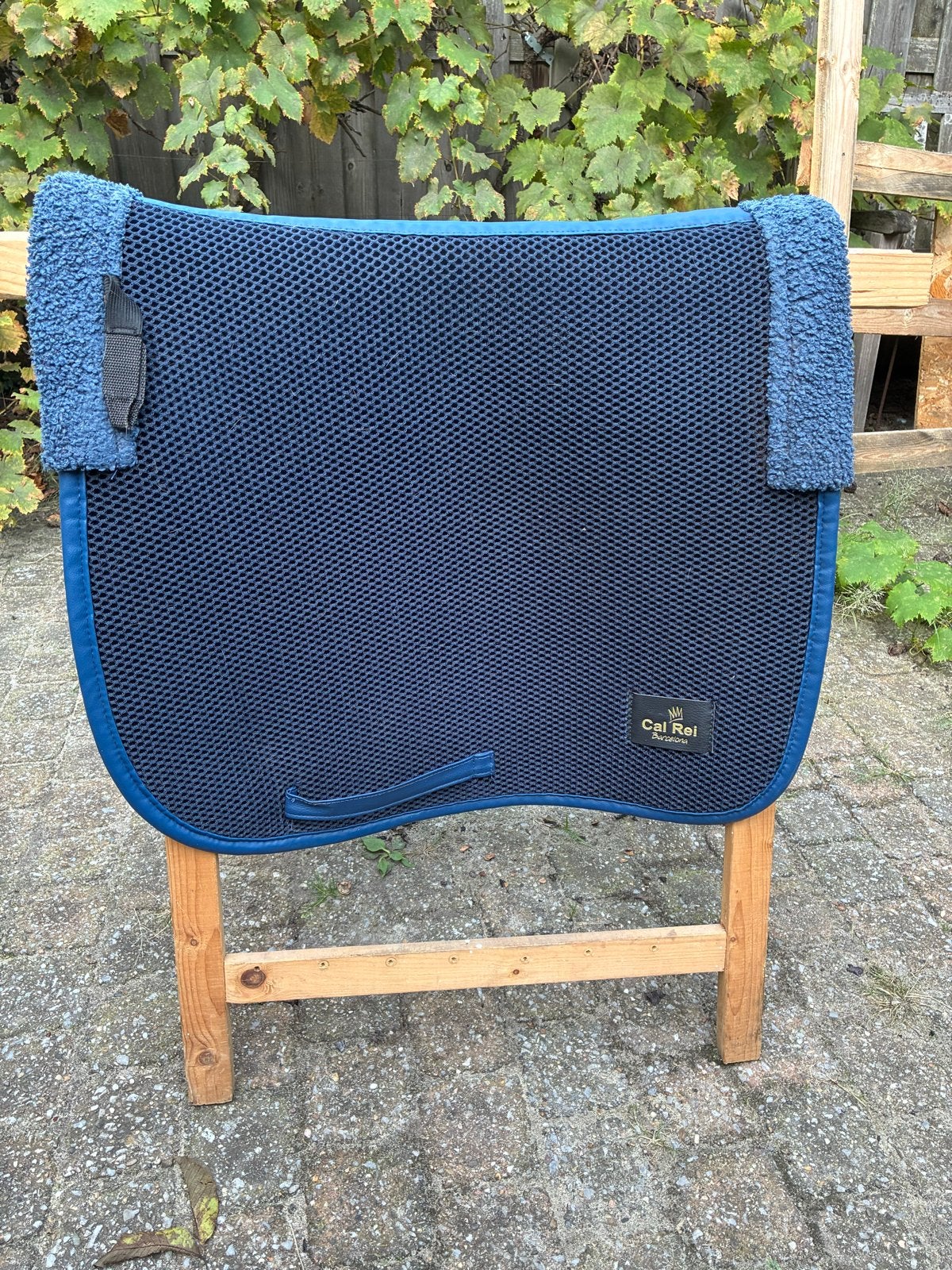 Cal Rei full dressuur dekje blauw met wol, Ophalen of Verzenden
