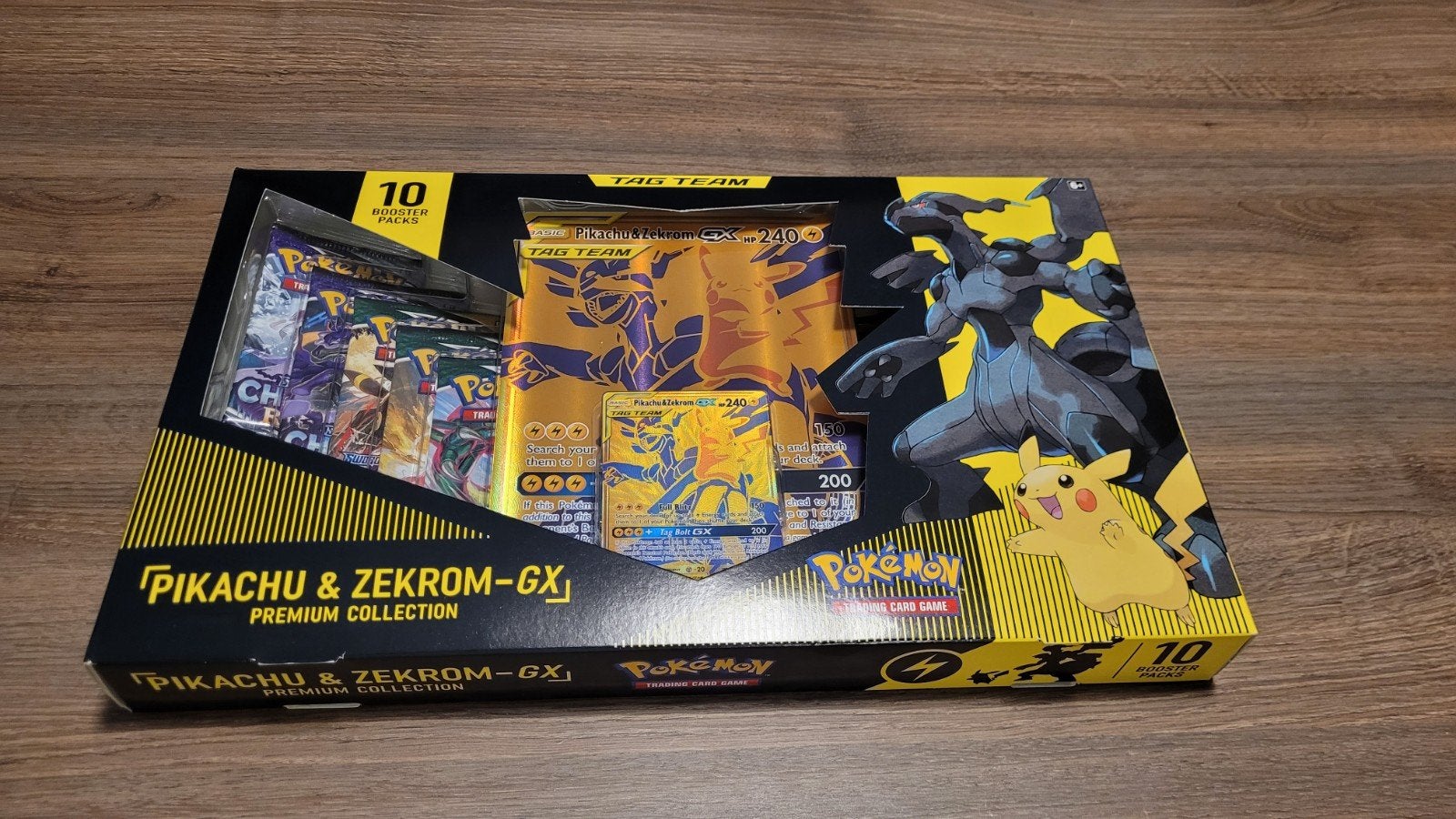 Pikachu & Zekrom-GX Premium Collection box, Ophalen of Verzenden, Nieuw, Overige typen