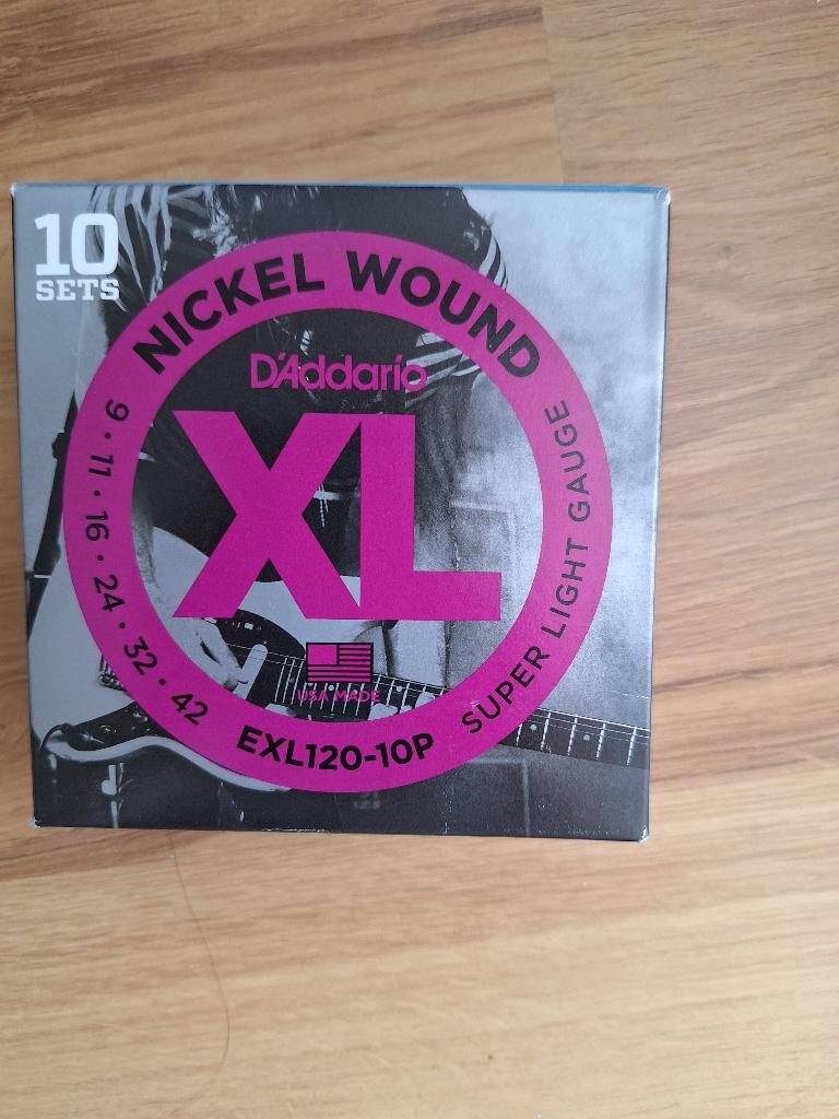 D'Addario XL nickel wound snaren, Ophalen of Verzenden, Nieuw, Elektrische gitaar