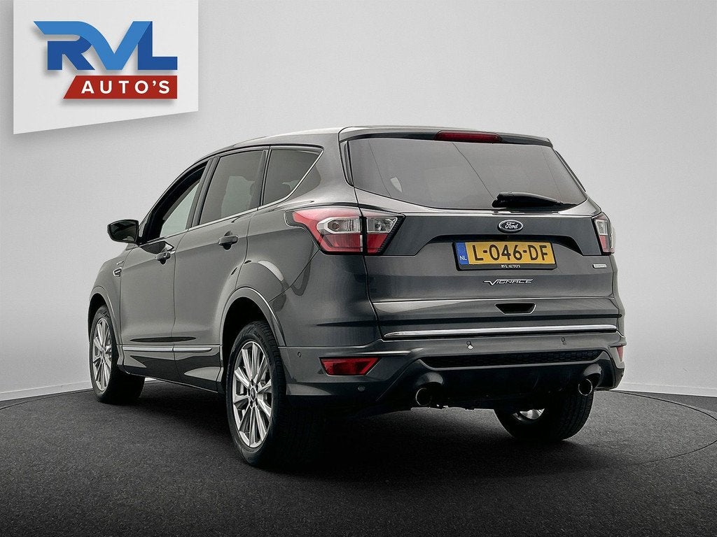 Ford Kuga 1.5 EcoBoost Vignale | Trekhaak | Leder | Panorama, Auto's, Ford, Automaat, 4 cilinders, Bedrijf, Vierwielaandrijving