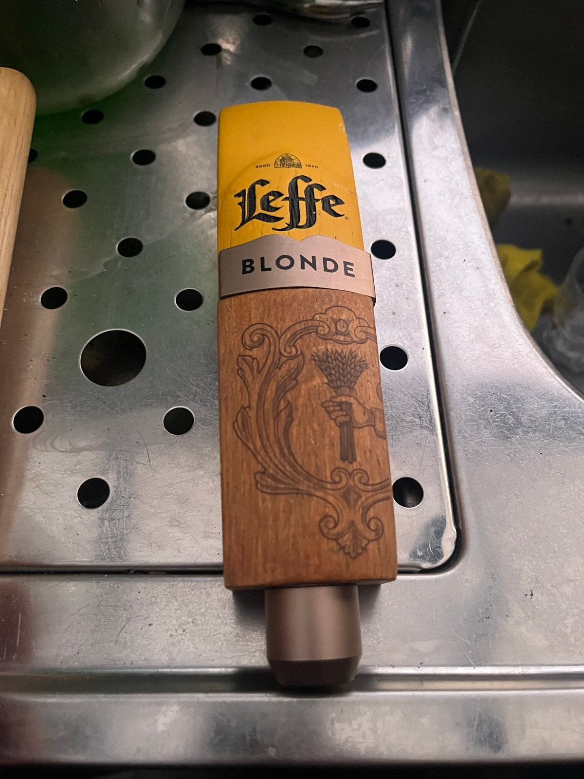 Leffe Blonde bier taphendel, Ophalen of Verzenden, Gebruikt