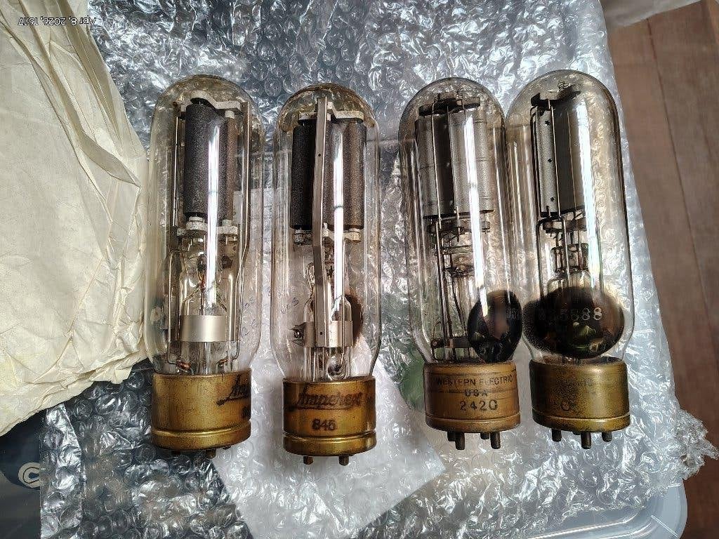 KR845, WE242C, Amperex 845, C3G, Mullard ECC35, ECC33 ect, Audio, Tv en Foto, Buizenversterkers, Buis of Buizen, Ophalen of Verzenden