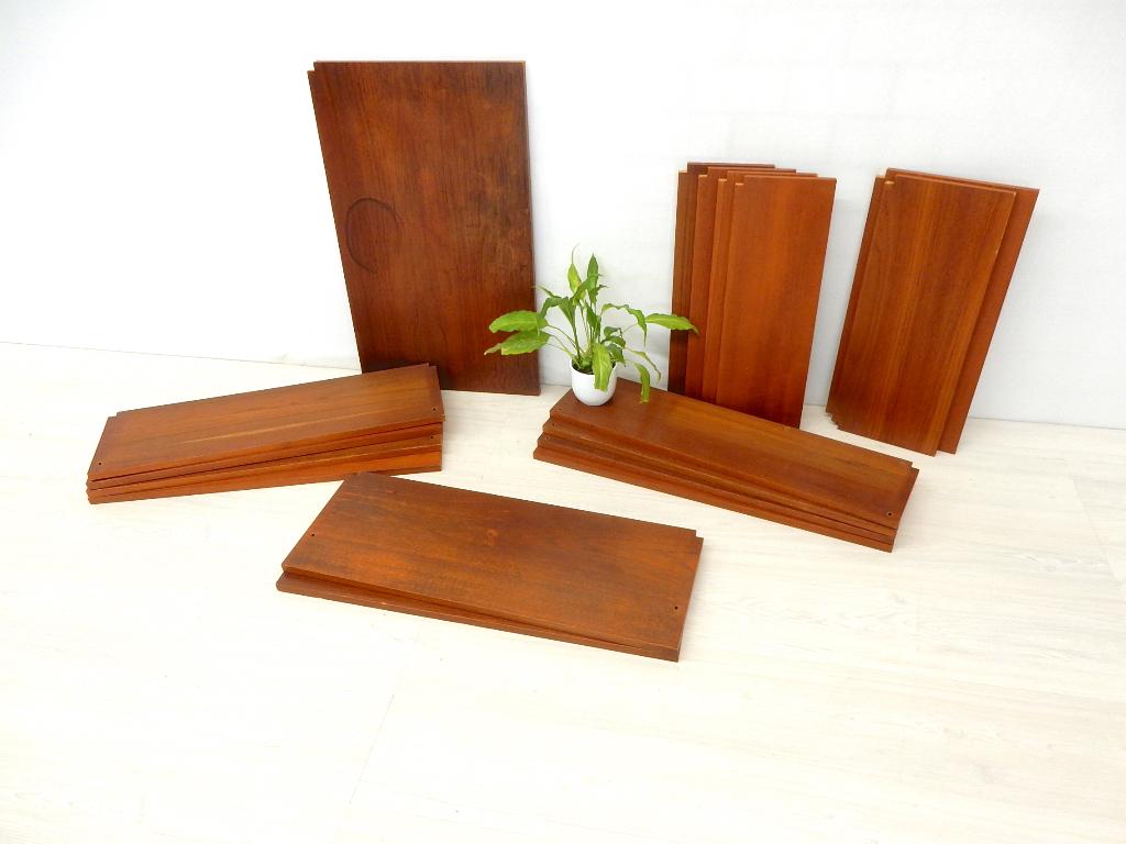 vintage onderdelen POUL CADOVIUS boekenplank kast jaren 60, Huis en Inrichting, Gebruikt, ., Ophalen of Verzenden, .