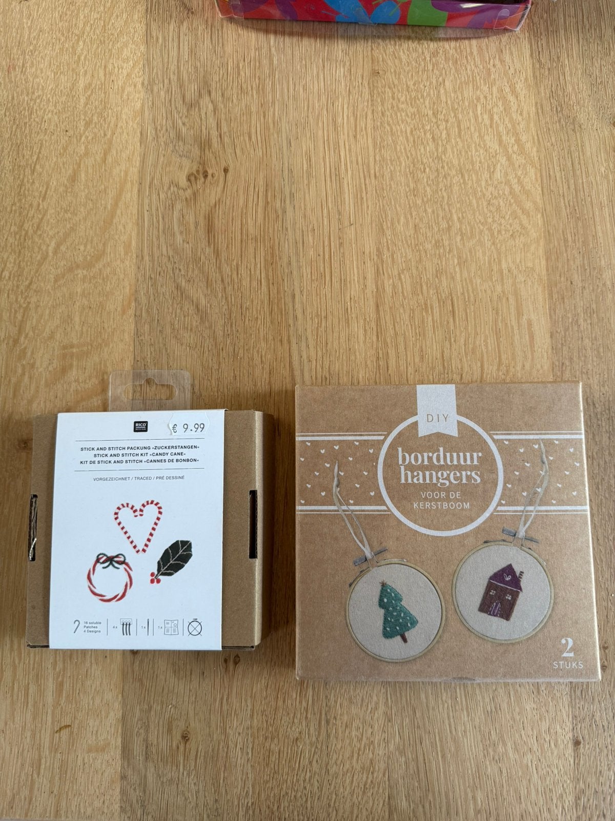 2 Kerst borduurpakketjes, Ophalen of Verzenden, Nieuw