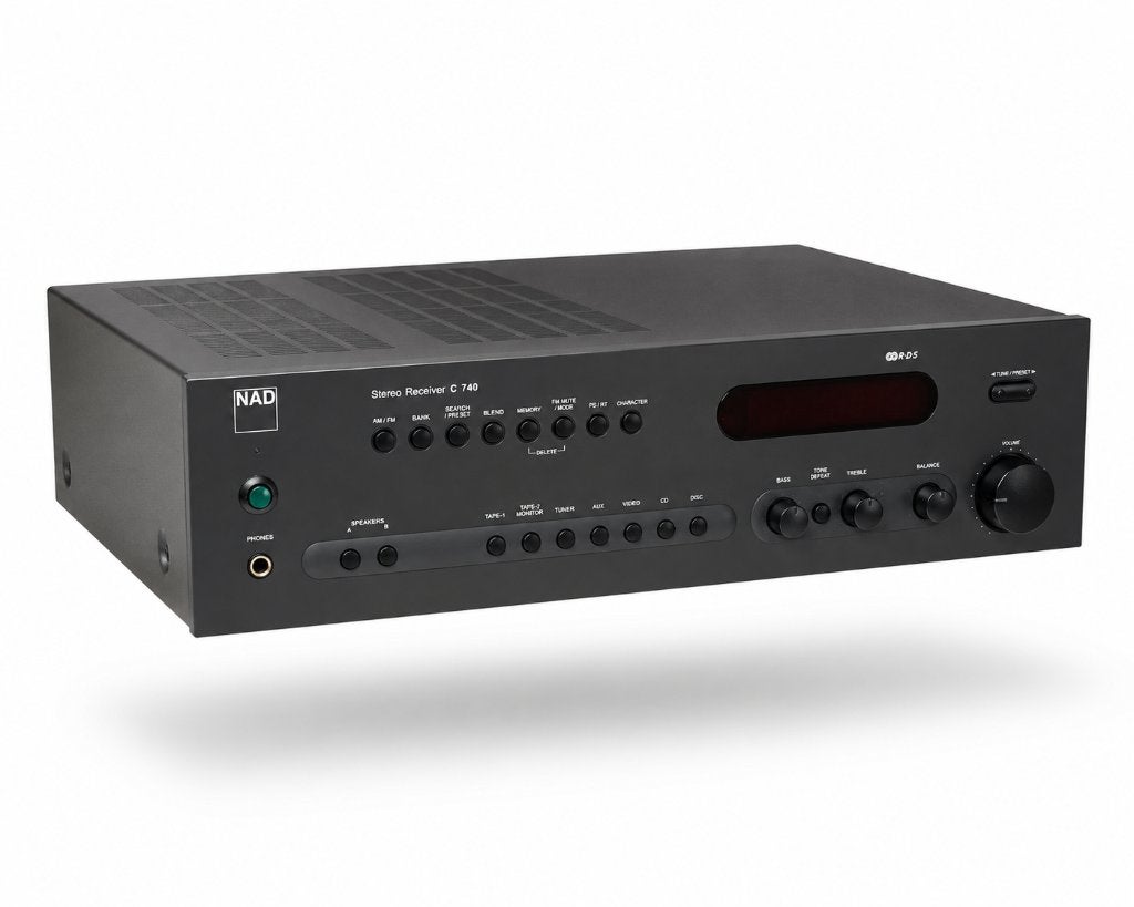 NAD C 740 Receiver, Audio, Tv en Foto, Versterkers en Receivers, Overige merken, Ophalen of Verzenden, Zo goed als nieuw, Minder dan 60 watt