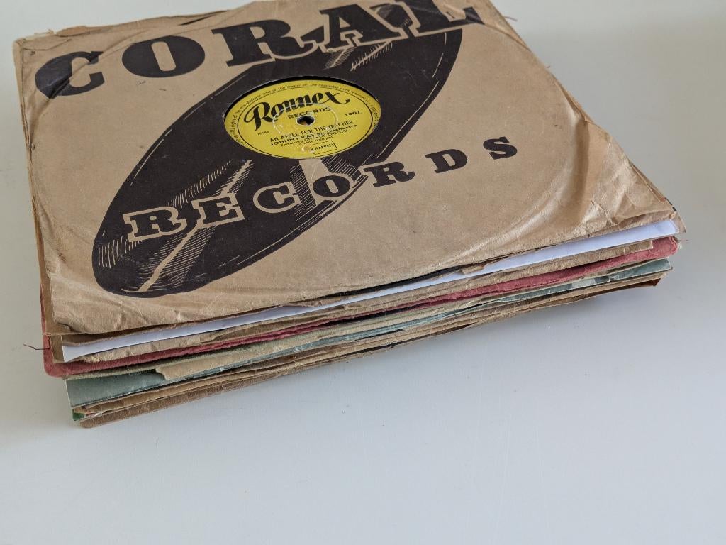 17 x 78-toerenplaten: Ronnex & Hit Tune (Vintage Shellac), Cd's en Dvd's, Vinyl | Overige Vinyl, Ophalen of Verzenden, Gebruikt