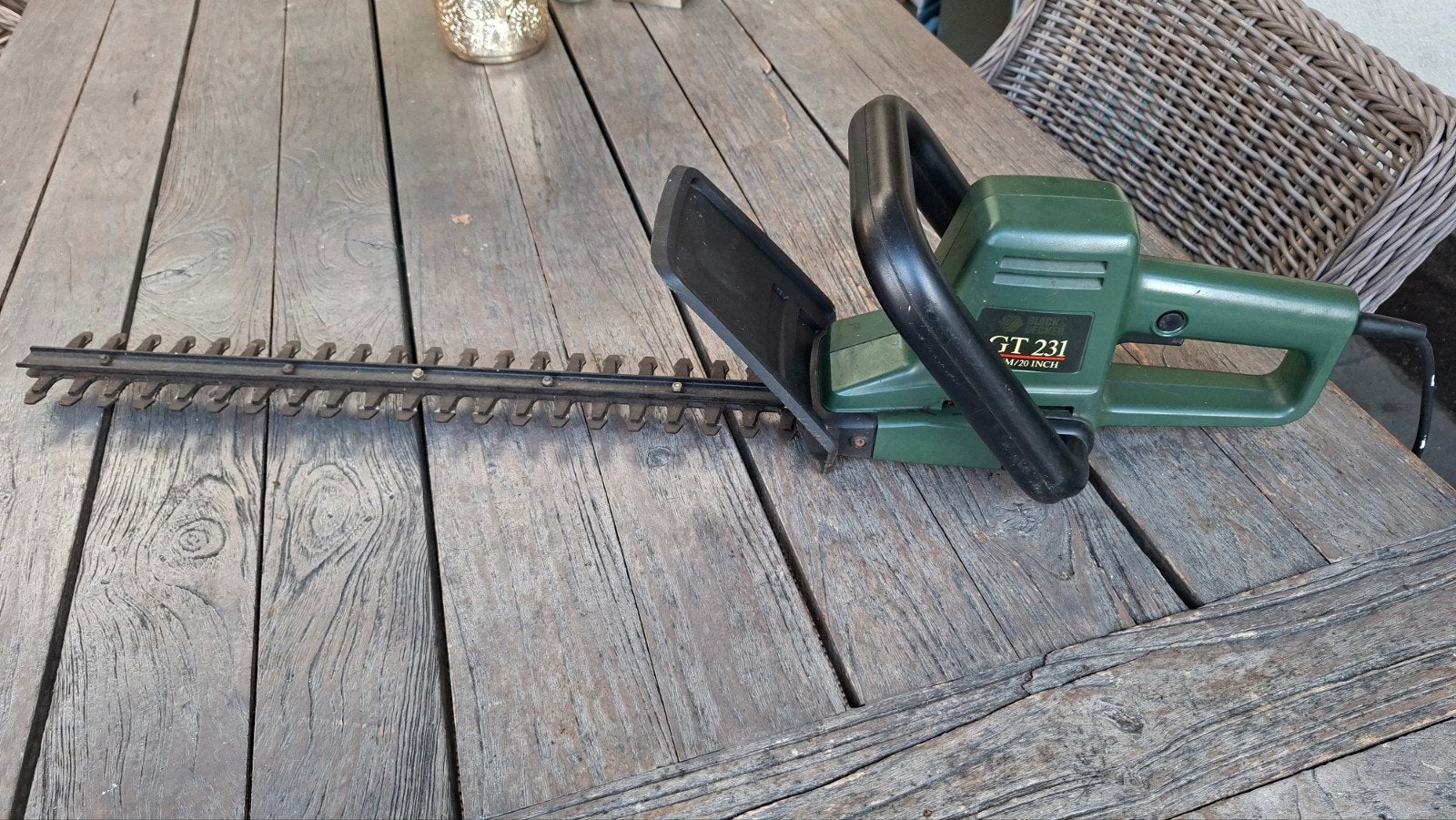 Black & Decker GT 231 Heggenschaar - 50cm blad, Ophalen, Gebruikt, Elektrisch, Black & Decker