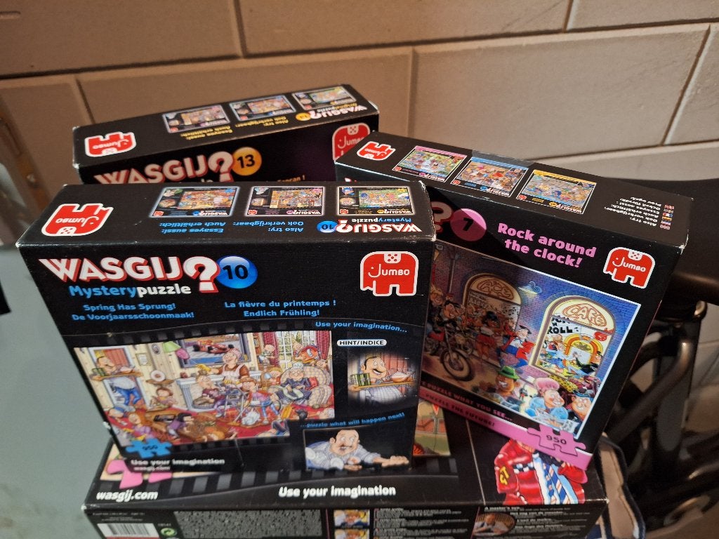 wasgij puzzel, Ophalen, 500 t/m 1500 stukjes, Zo goed als nieuw, Legpuzzel
