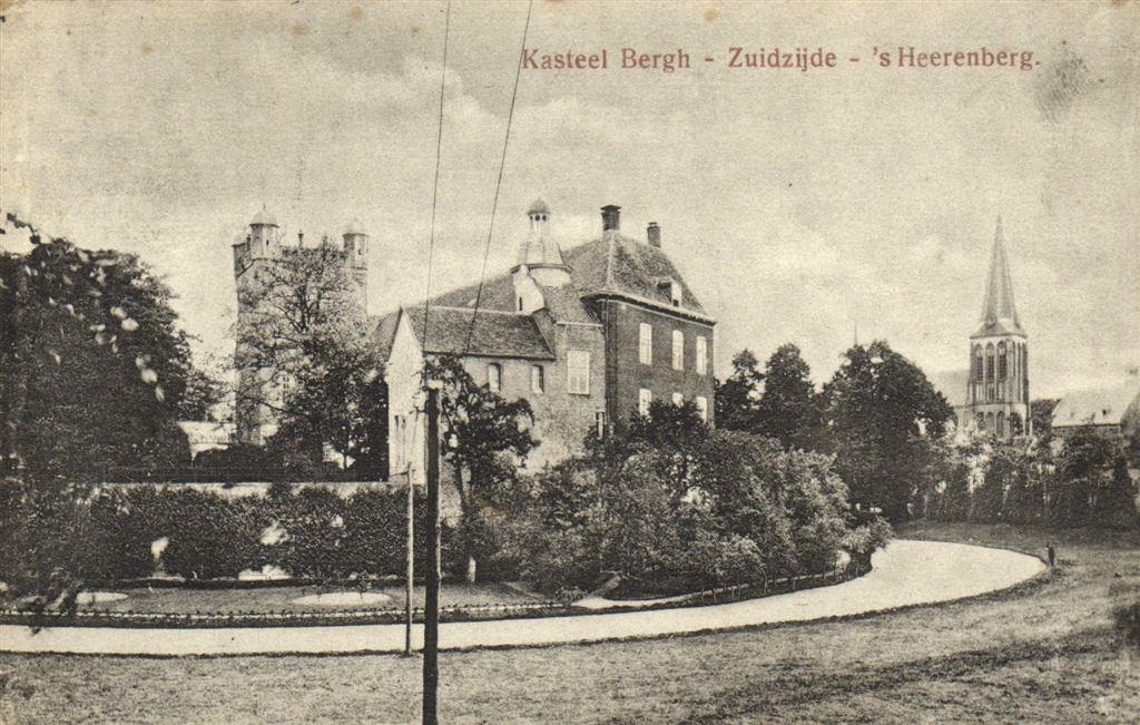 Kasteel Bergh - Zuidzijde - s Heerenberg. - 1920 gelopen, Ophalen of Verzenden, Voor 1920, Gelopen, Gelderland