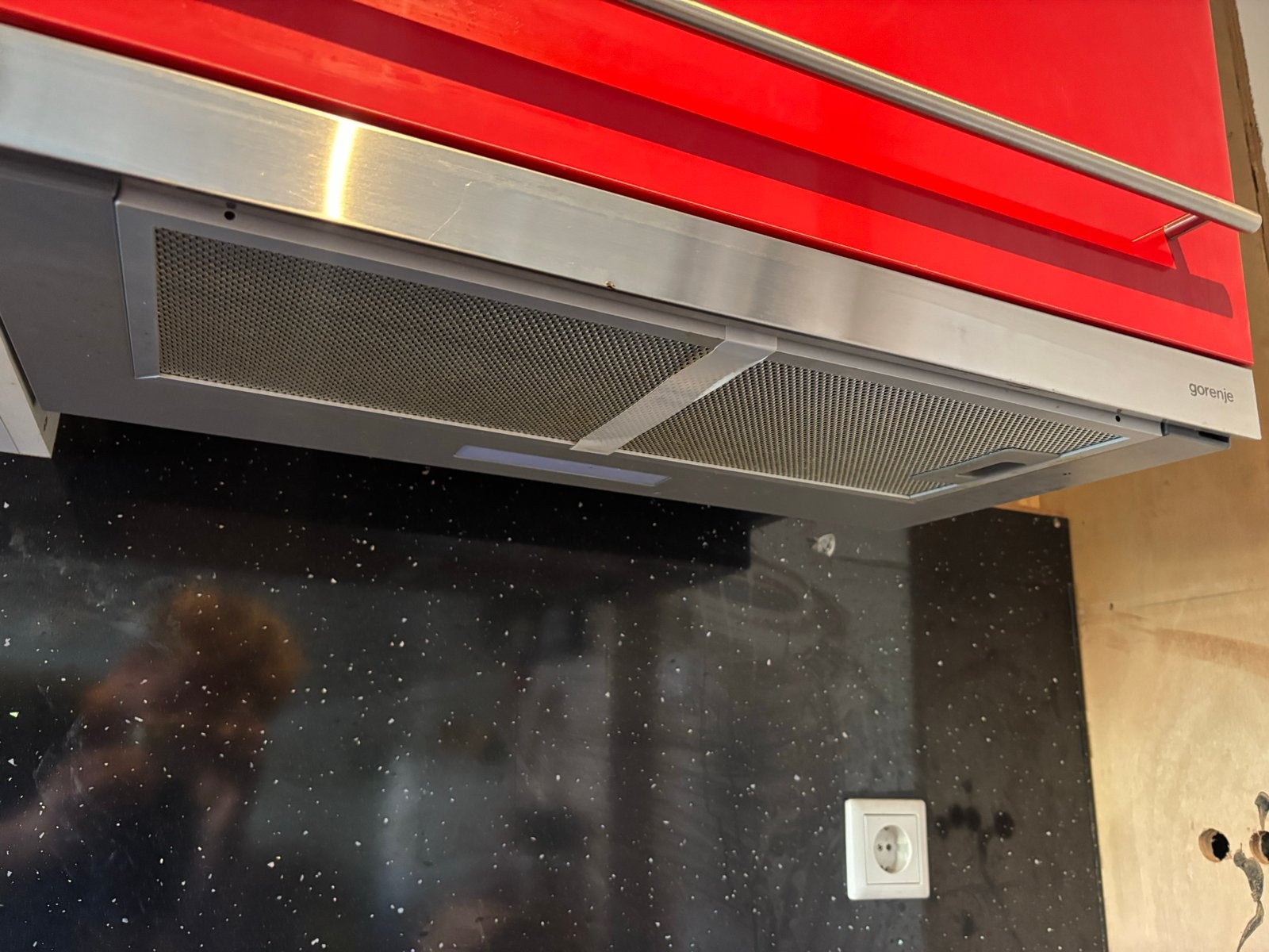 Gorenje RVS afzuigkap - Gebruikt, in goede staat, Ophalen of Verzenden, Gebruikt, Inbouw, Onderbouw afzuigkap