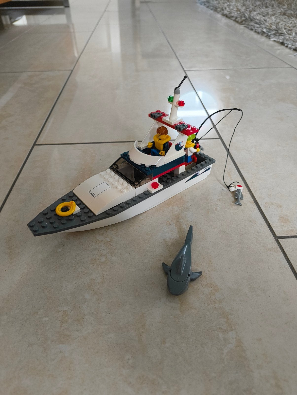 Lego City 4642 vissersboot, Kinderen en Baby's, Speelgoed | Duplo en Lego, City, Lego, Ophalen of Verzenden, Zo goed als nieuw