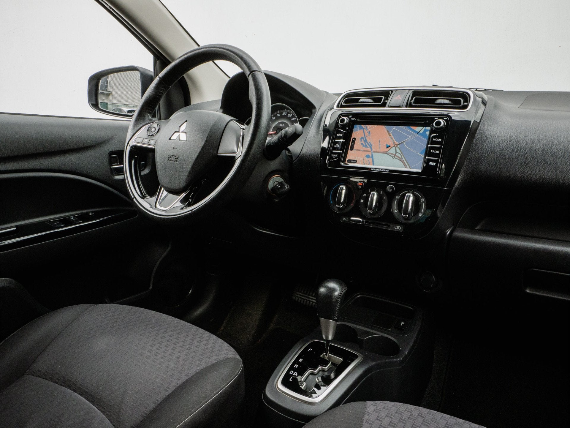 Mitsubishi Space Star 1.0 Aut. Active Carplay/ Airco/ Full m, Stof, Gebruikt, Origineel Nederlands, Bedrijf