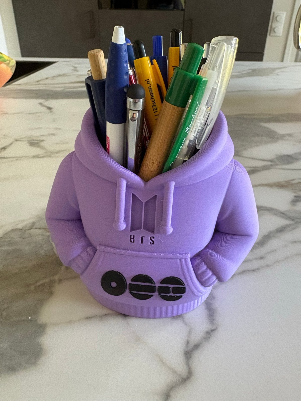 Paarse BTS Pennenbak Kunststof - andere kleuren in overleg, Ophalen of Verzenden, Nieuw