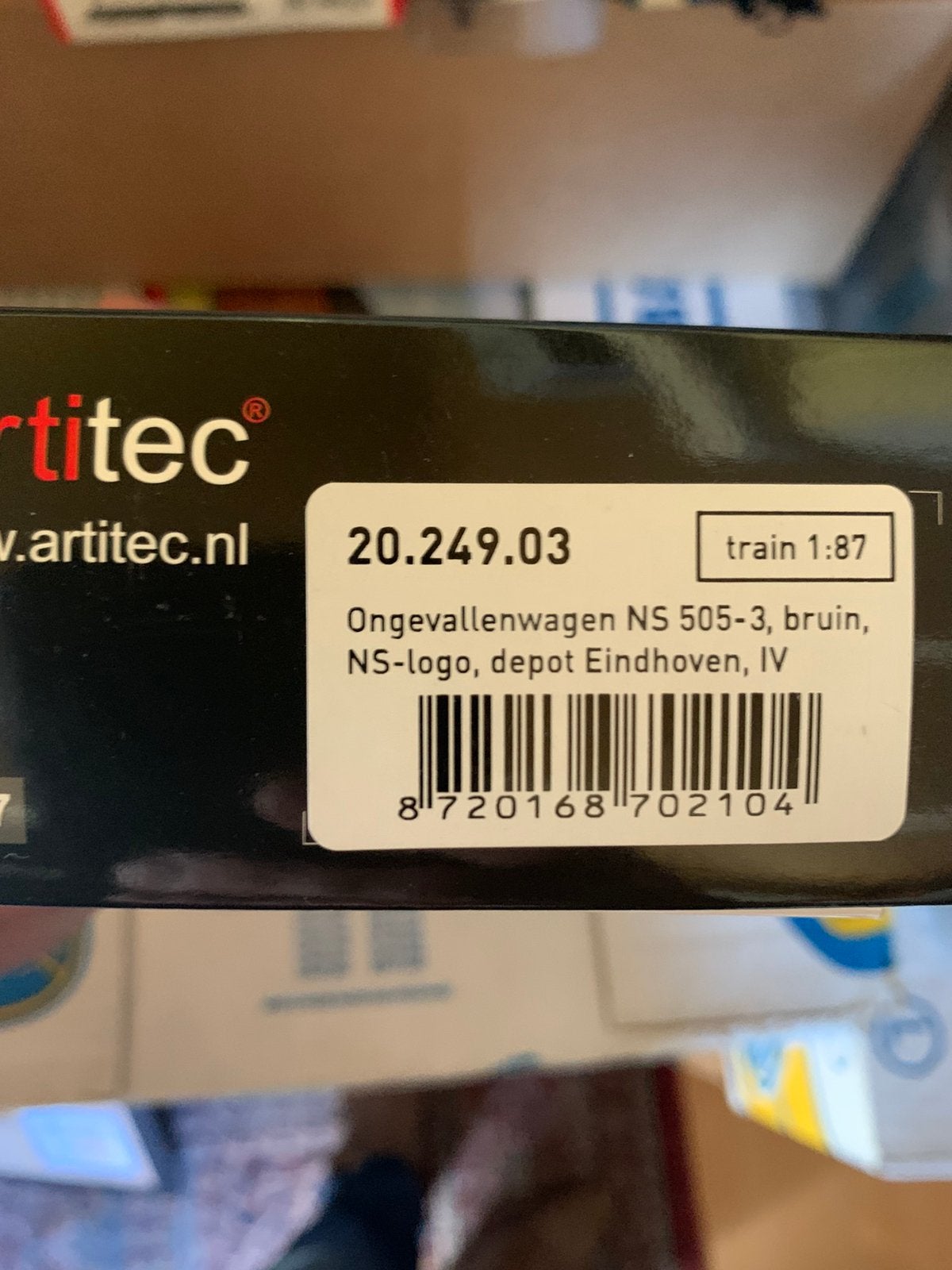 Artitec HO ongevallenrijtuig Eindhoven, Hobby en Vrije tijd, Overige merken, Gelijkstroom, Ophalen of Verzenden, NS
