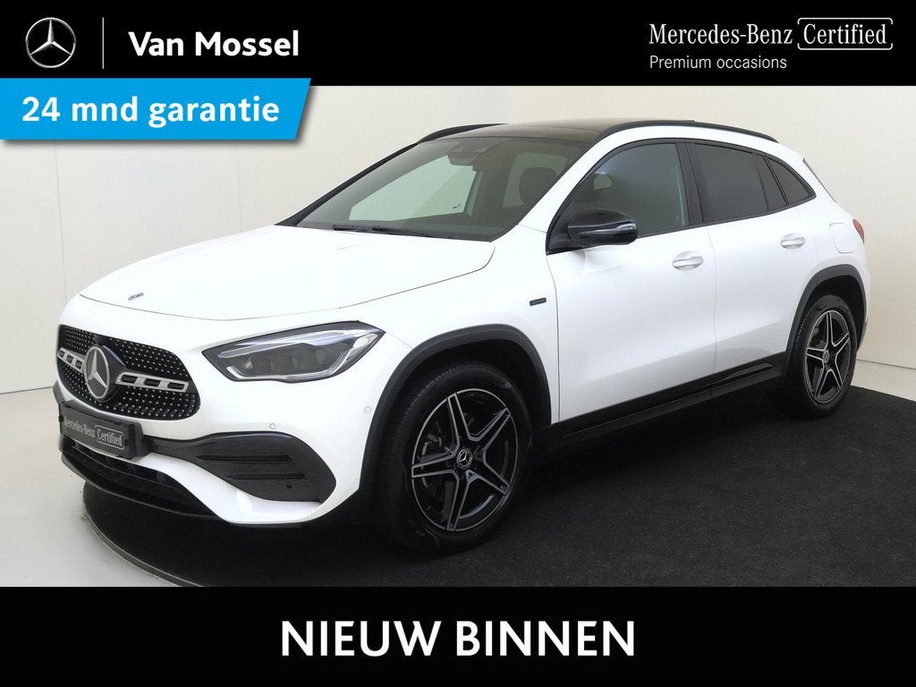 Mercedes-Benz GLA-klasse 250 e Business Solution AMG Limited, Auto's, 16 kWh, Leder en Stof, Wit, Bedrijf