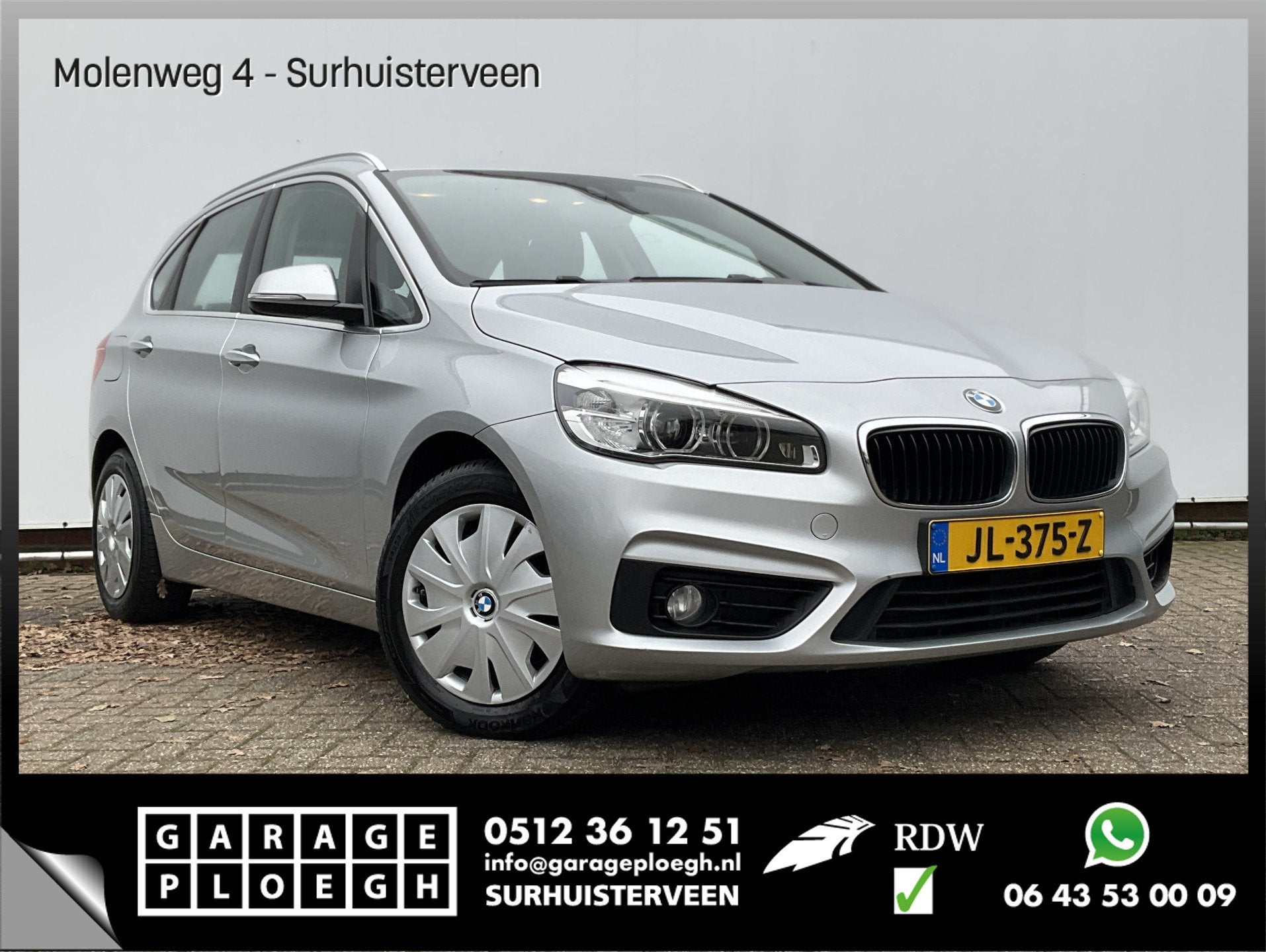 BMW 2 Serie Active Tourer 216D Automaat Hoge zit / Instap Co, Auto's, 116 pk, Origineel Nederlands, Bedrijf, Diesel