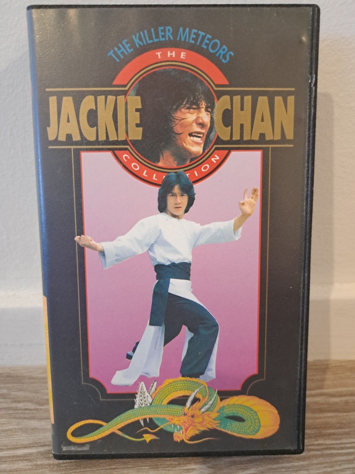 VHS The Killer Meteors - Jackie Chan Collection (Ex-rental), Ophalen, Gebruikt, Martial arts, Ex-rental