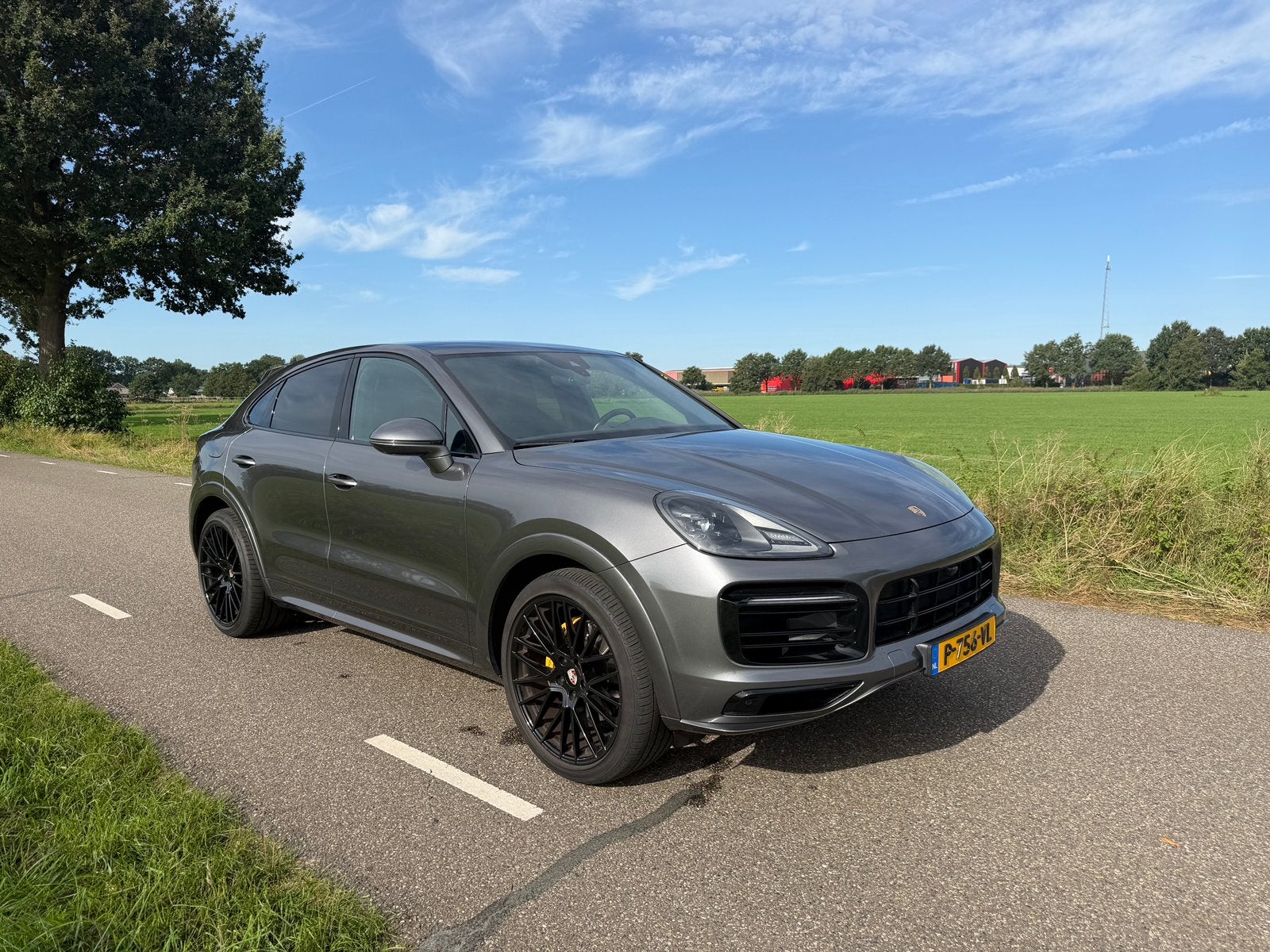 Porsche Cayenne 3.0 V6 462pk E-hybrid 2020 Grijs, Auto's, Porsche, Automaat, Cayenne, Zwart, 462 pk