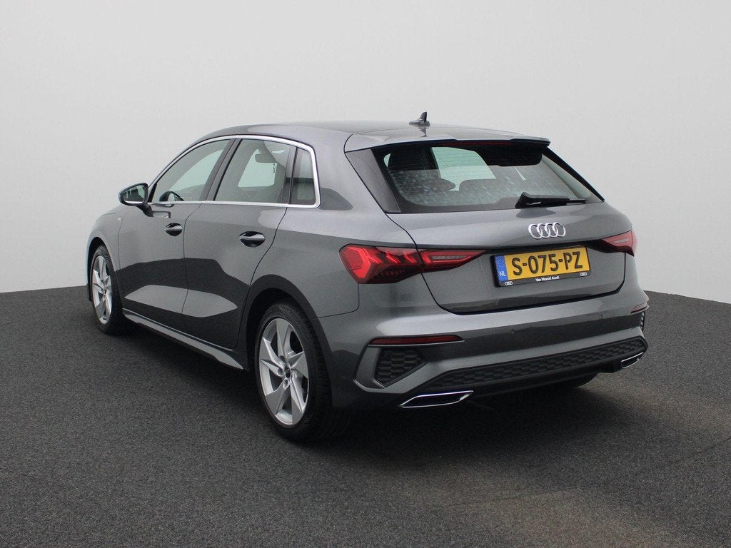 Audi A3 Sportback 30 TFSI S edition 110 PK | S-Line | Automa, Auto's, Audi, 12 maanden, Gebruikt, Leder en Stof, Origineel Nederlands