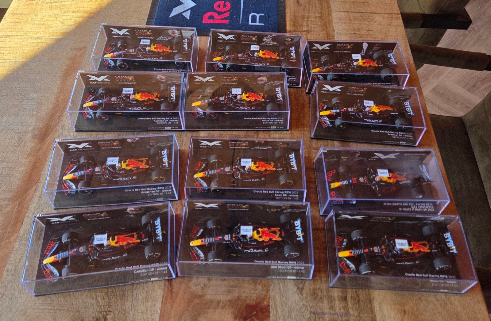 max verstappen edities 1:43, Ophalen of Verzenden, Zo goed als nieuw, Overige typen