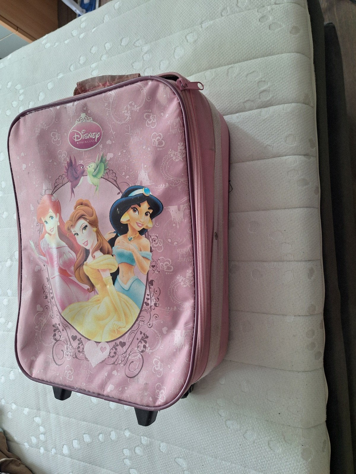 Disney Princess kinderkoffer op wieltjes, Ophalen of Verzenden, Gebruikt
