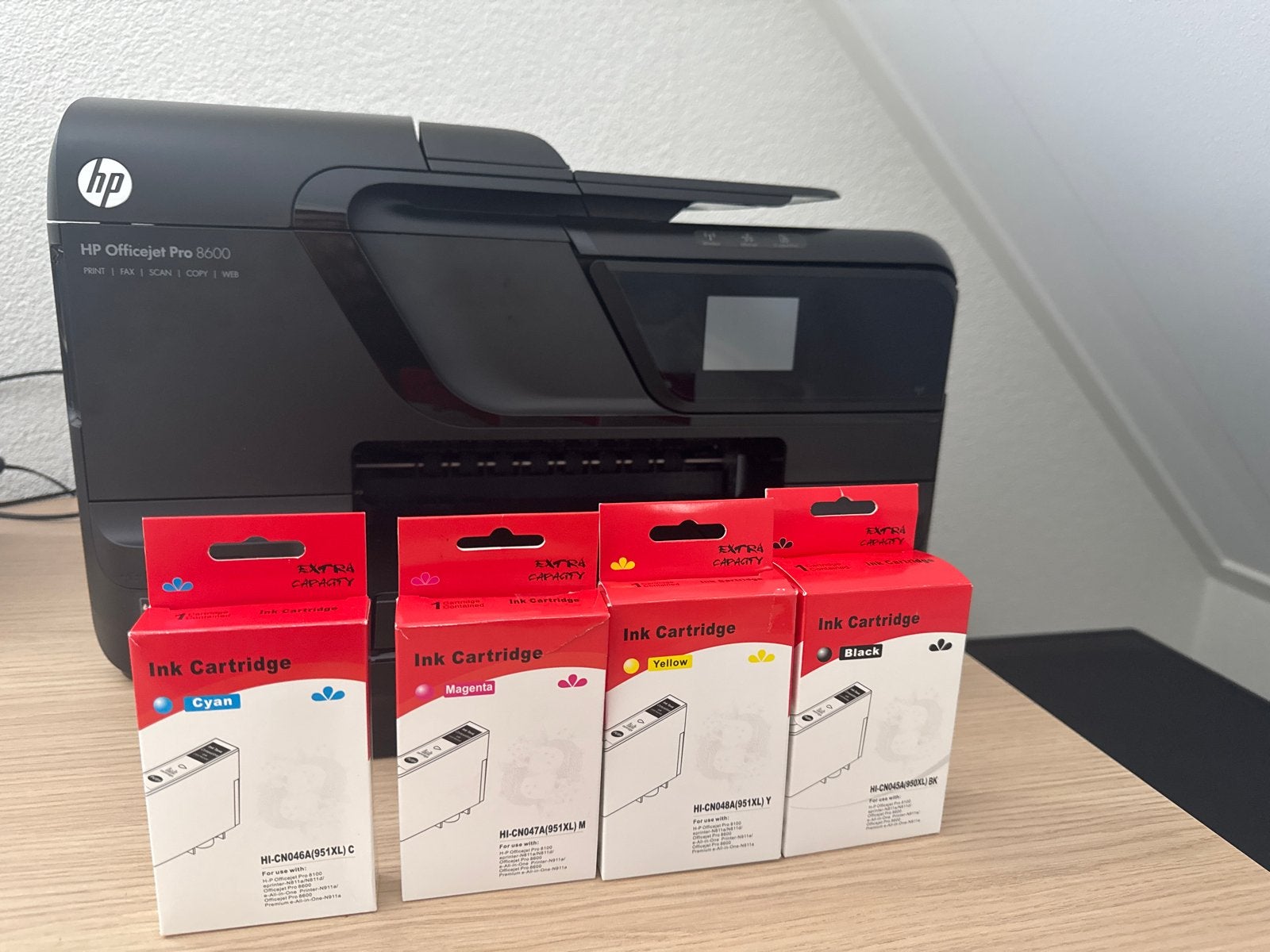 HP OfficeJet Pro 8600 All-in-One printer met foutmelding., Computers en Software, Printers, Faxen, Inkjetprinter, All-in-one, Ophalen of Verzenden