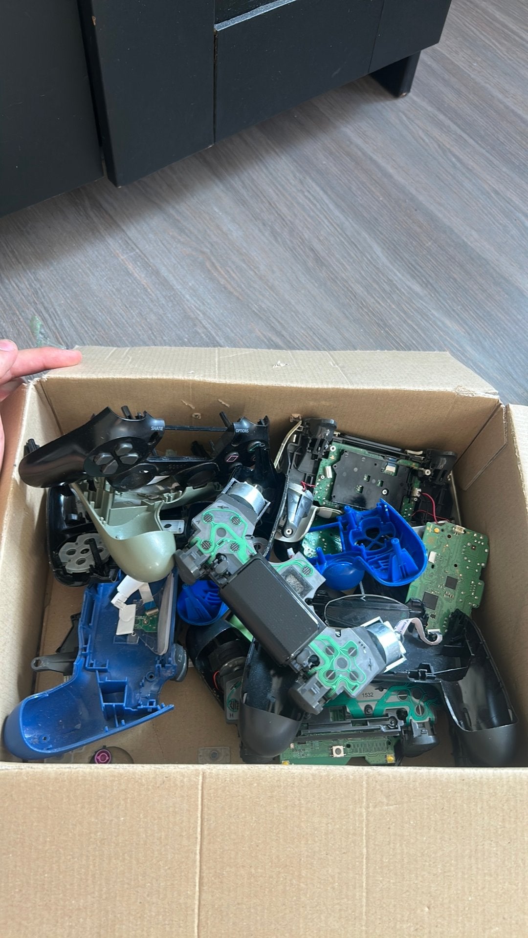 Partij kapotte PS4 controllers onderdelen reparatie, Computers en Software, Joysticks, Ophalen, Niet werkend