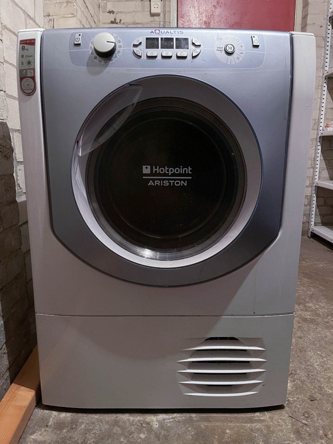 Hotpoint Ariston Aqualtis wasmachine & droger set, Ophalen, 6 tot 8 kg, Gebruikt, Overige typen