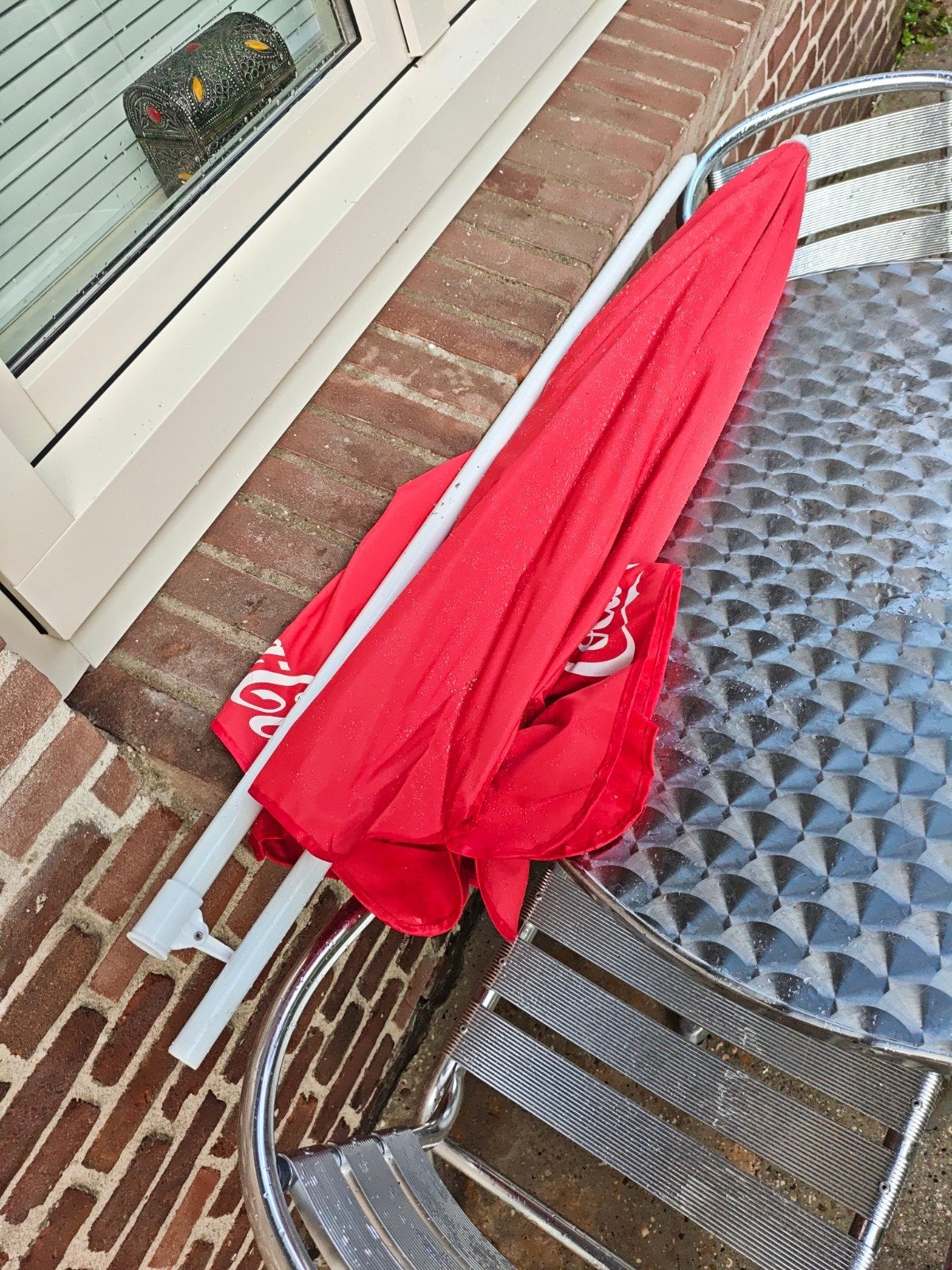 Coca cola parasol, Tuin en Terras, Parasols, Ophalen