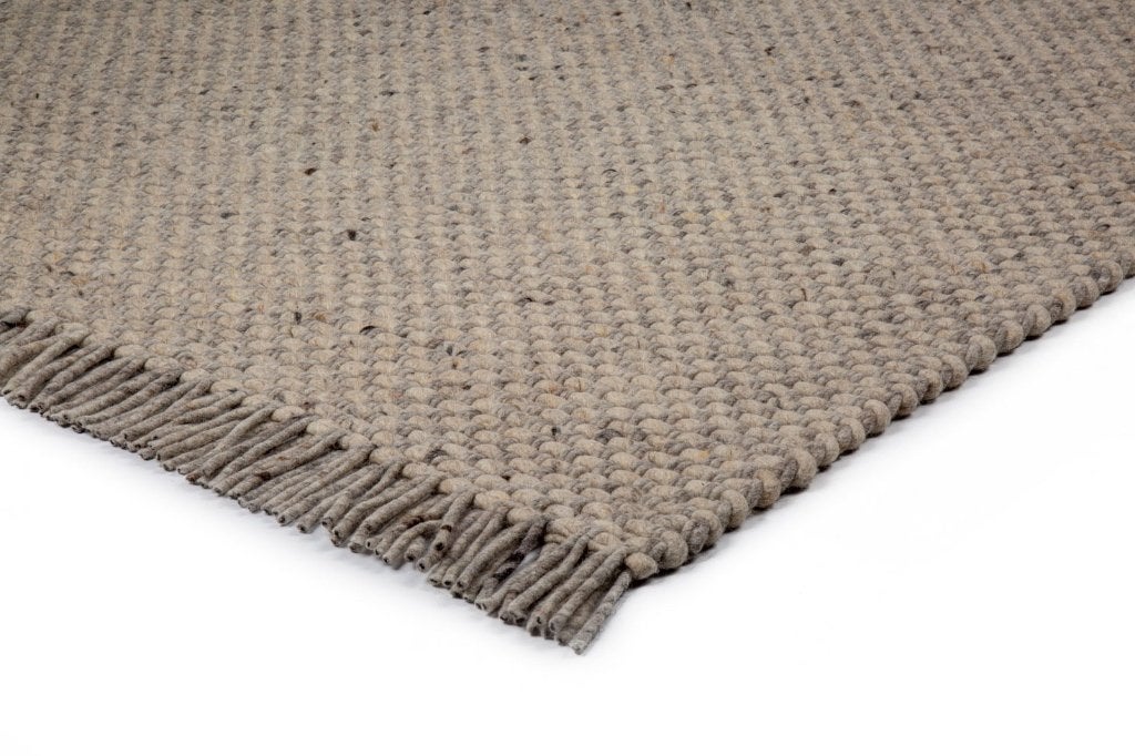 Vloerkleed / Karpet Brinker Burano Light Grey 170x230cm, Wol, Nieuw, Ophalen of Verzenden, 200 cm of meer