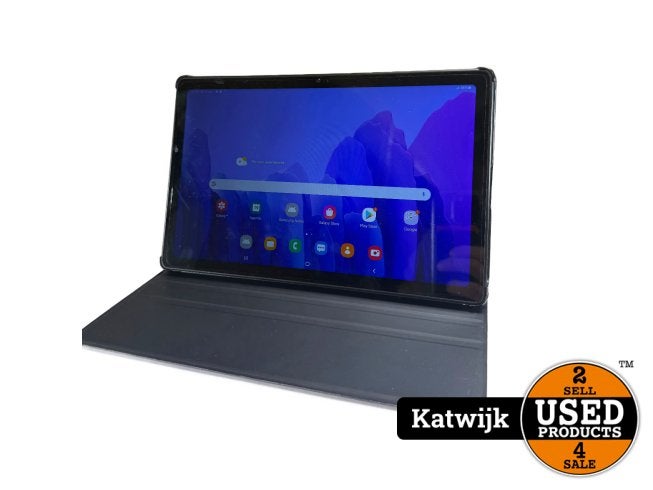 Samsung Tab A7 32GB Grijs Incl Hoes | Nette Staat, Computers en Software, Android Tablets, Samsung, Zo goed als nieuw, Support@Samsung.com