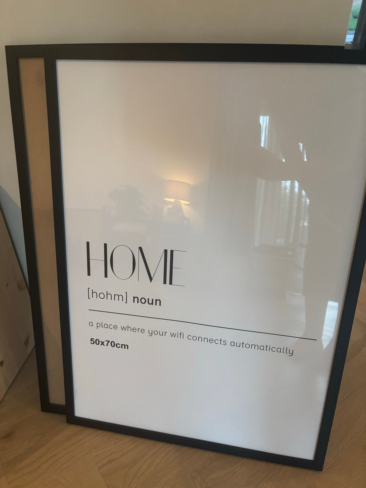 3 zwarte fotolijsten 50x 70, Huis en Inrichting, Woonaccessoires | Lijsten, Ophalen
