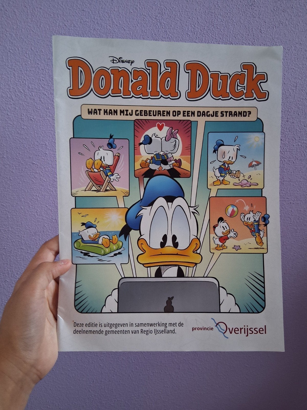Donald Duck - Wat kan mij gebeuren op een dagje strand?, Boeken, Stripboeken, Meerdere stripboeken, Ophalen, Zo goed als nieuw