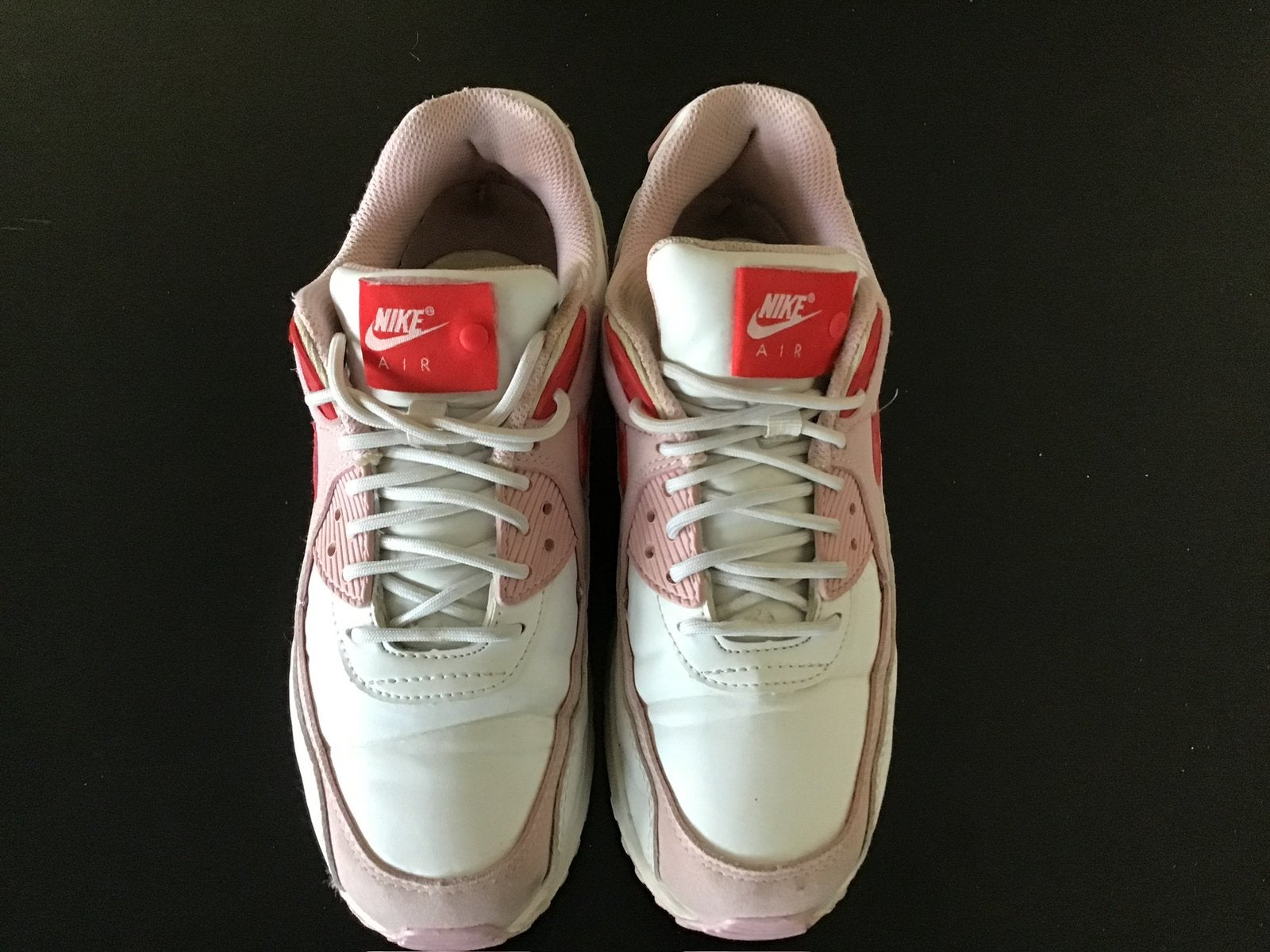 Nike Air Max 90 Roze/Wit Sneakers, Ophalen of Verzenden, Gedragen, Roze, Sneakers of Gympen