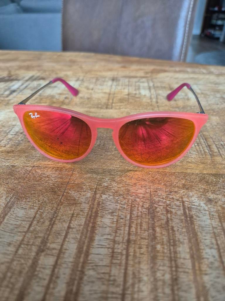 Ray-Ban KIDS Zonnebril Roze met Oranje Spiegelglazen, Ophalen, Gebruikt, Zonnebril, Ray-Ban