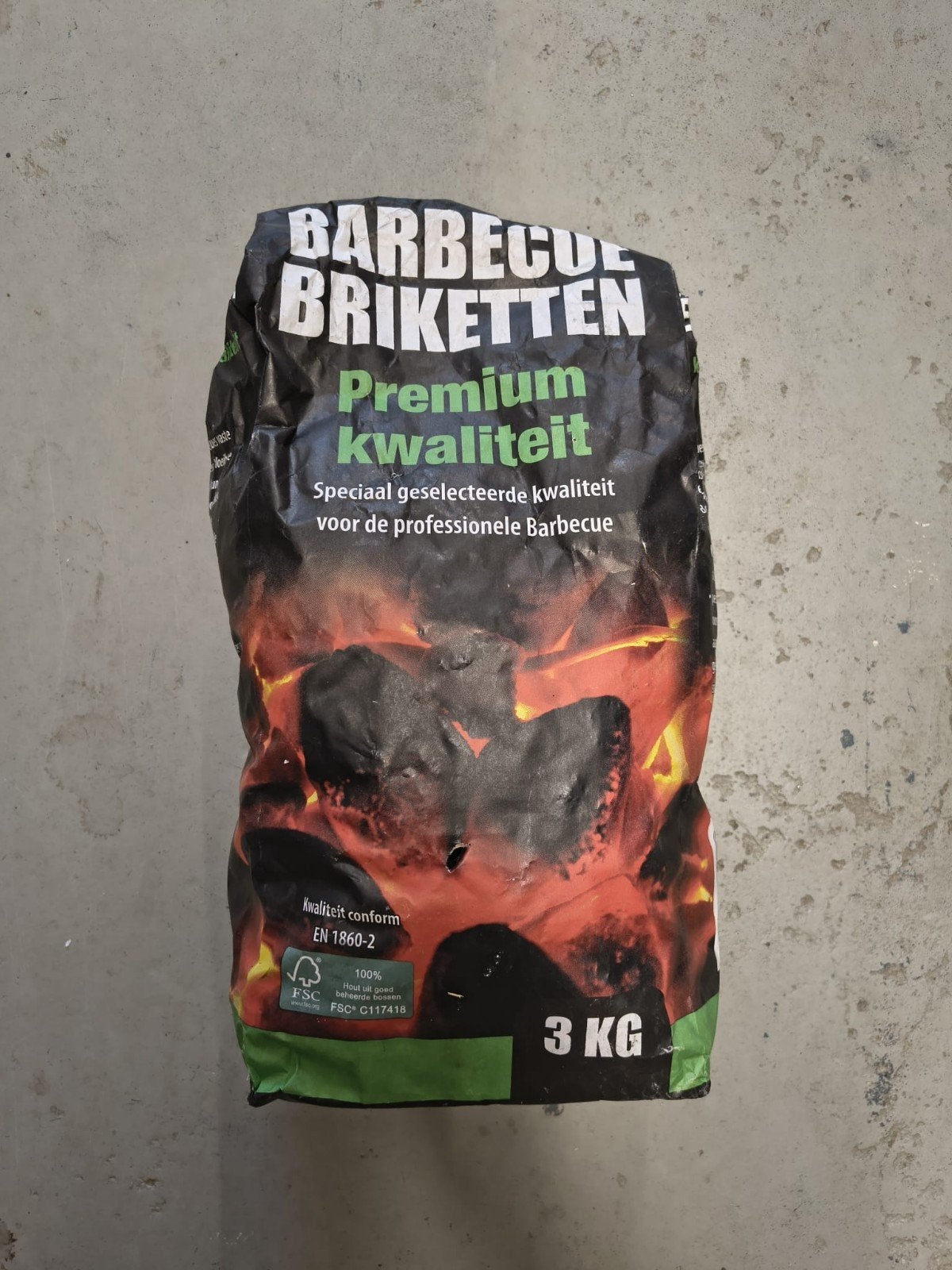 Barbeque briketten, Minder dan 3 m³, Ophalen