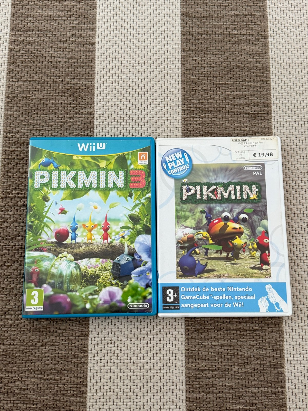 Pikmin 1 (Wii) en Pikmin 3 (Wii U), Spelcomputers en Games, 1 speler, Ophalen of Verzenden, Zo goed als nieuw, Vanaf 3 jaar