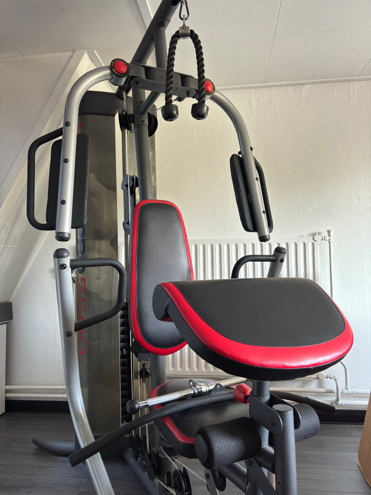 Weider Pro 5500 Krachtstation, Sport en Fitness, Fitnessapparatuur, Ophalen, Benen, Krachtstation, Zo goed als nieuw