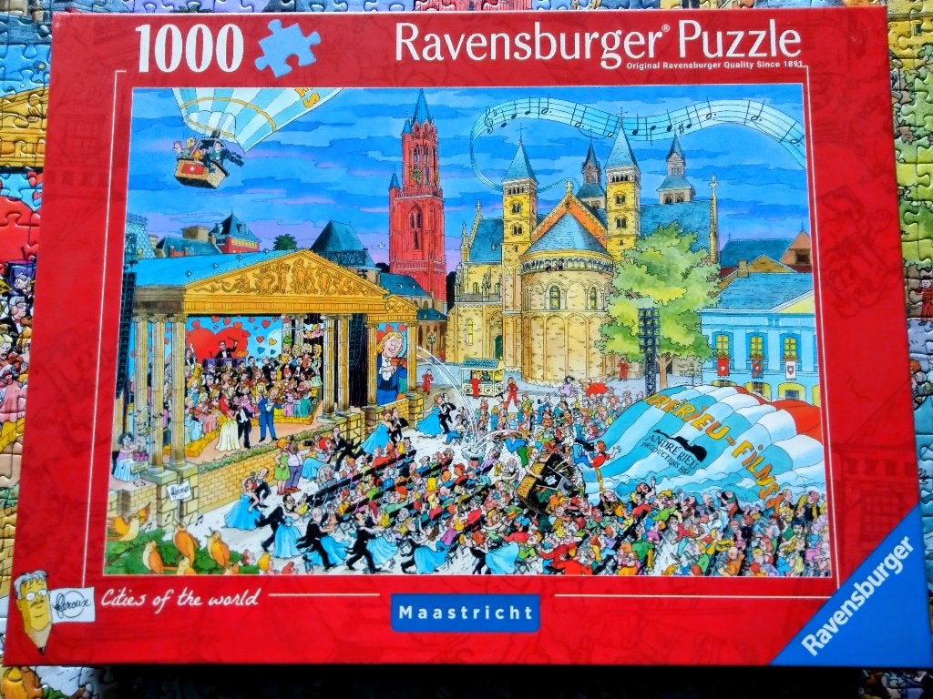 Fleroux Ravensburger puzzel Maastricht/Andre Rieu, Ophalen, 500 t/m 1500 stukjes, Zo goed als nieuw, Legpuzzel
