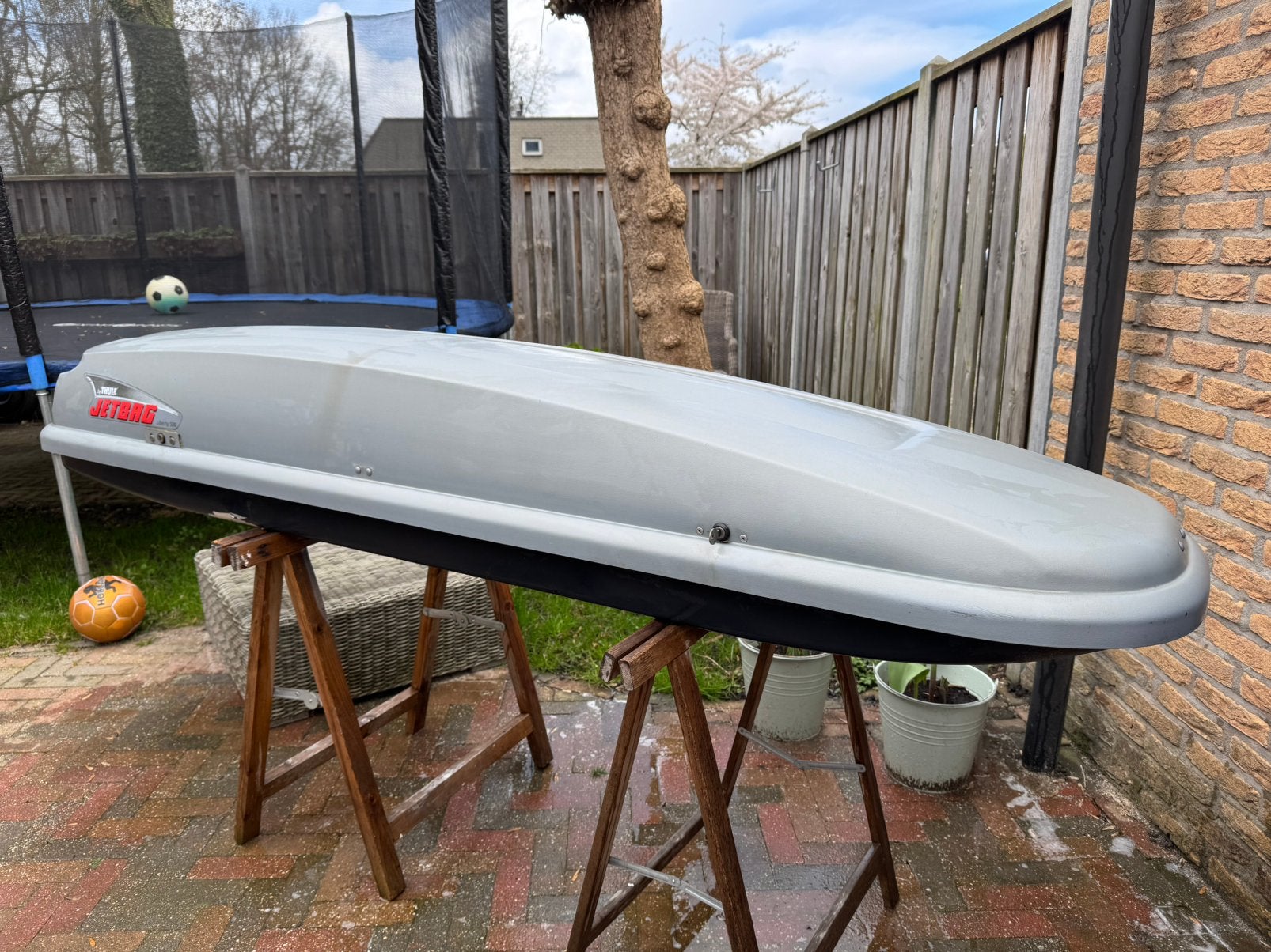 Thule dakkoffer skibox met wen inhoud van 300 liter, Auto diversen, Dakkoffers, Ophalen, Zo goed als nieuw