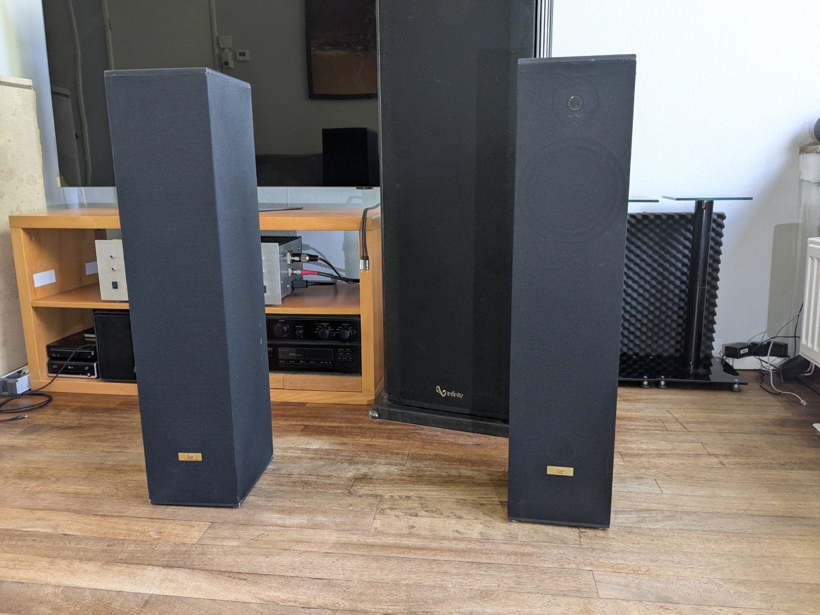 Zelfbouw luidsprekers Infinity, PSB Alpha, Etude, Ophalen, Stereo speakers, 120 tot 150 watt, Basreflex