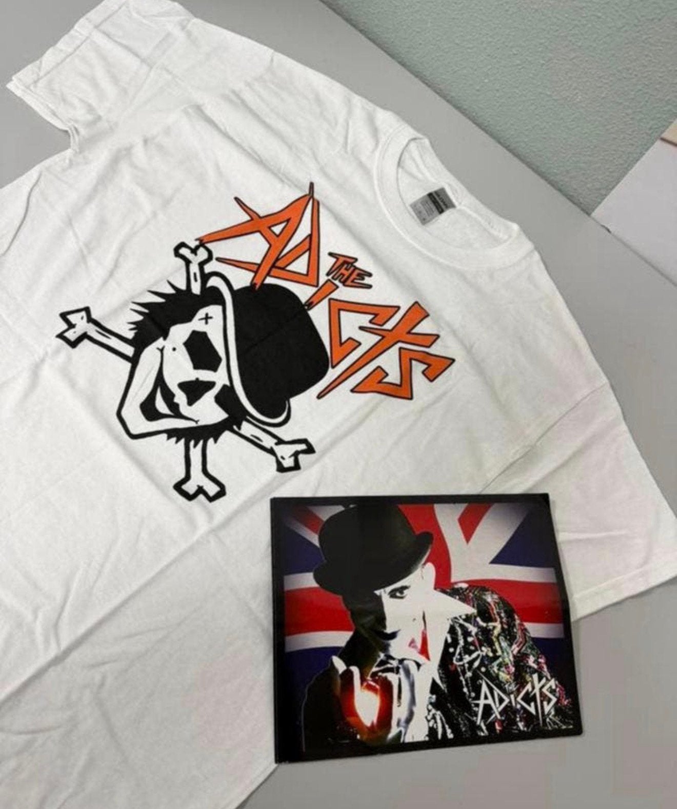 The Adicts punk T-shirt + Gratis Limited Print Maat L Nieuw, L, Nieuw, M, Ophalen of Verzenden