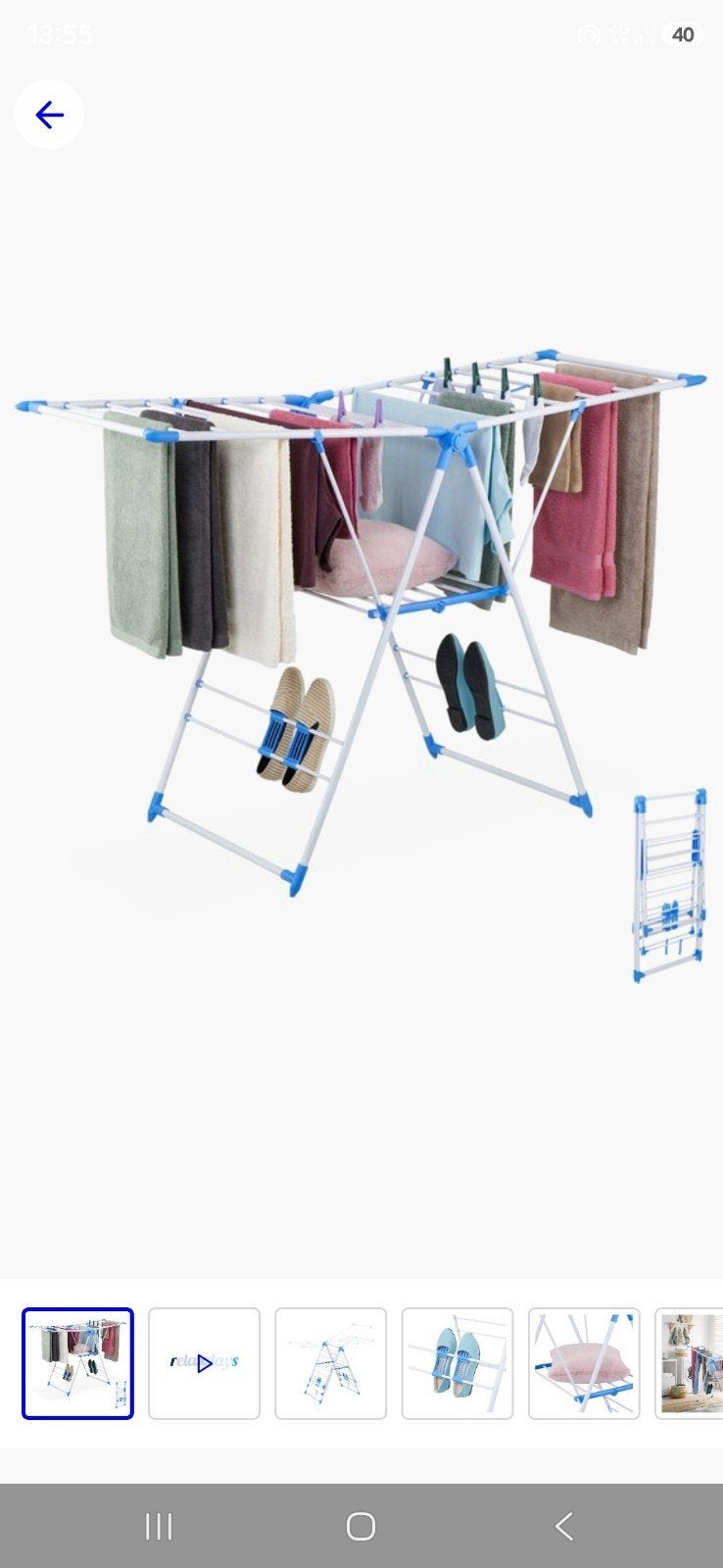 Relaxdays Droogrek met 2 Vleugels & Schoenhouders – Nieuw, Ophalen, Babijhandel@gmail.com, Babij, Helmond