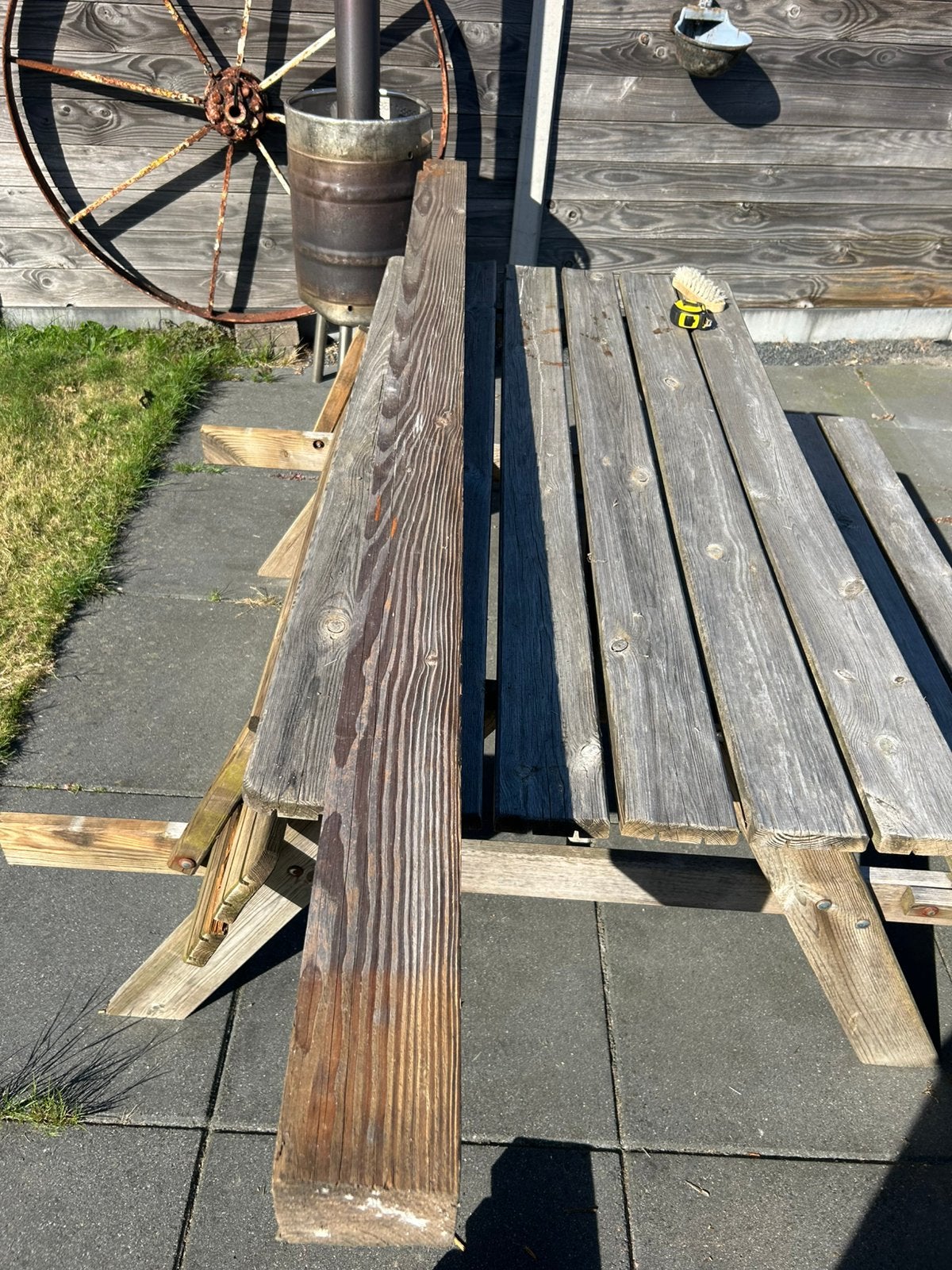 Balk 11x11x210 douglas, Tuin en Terras, Ophalen, Gebruikt, 180 tot 250 cm, Balken
