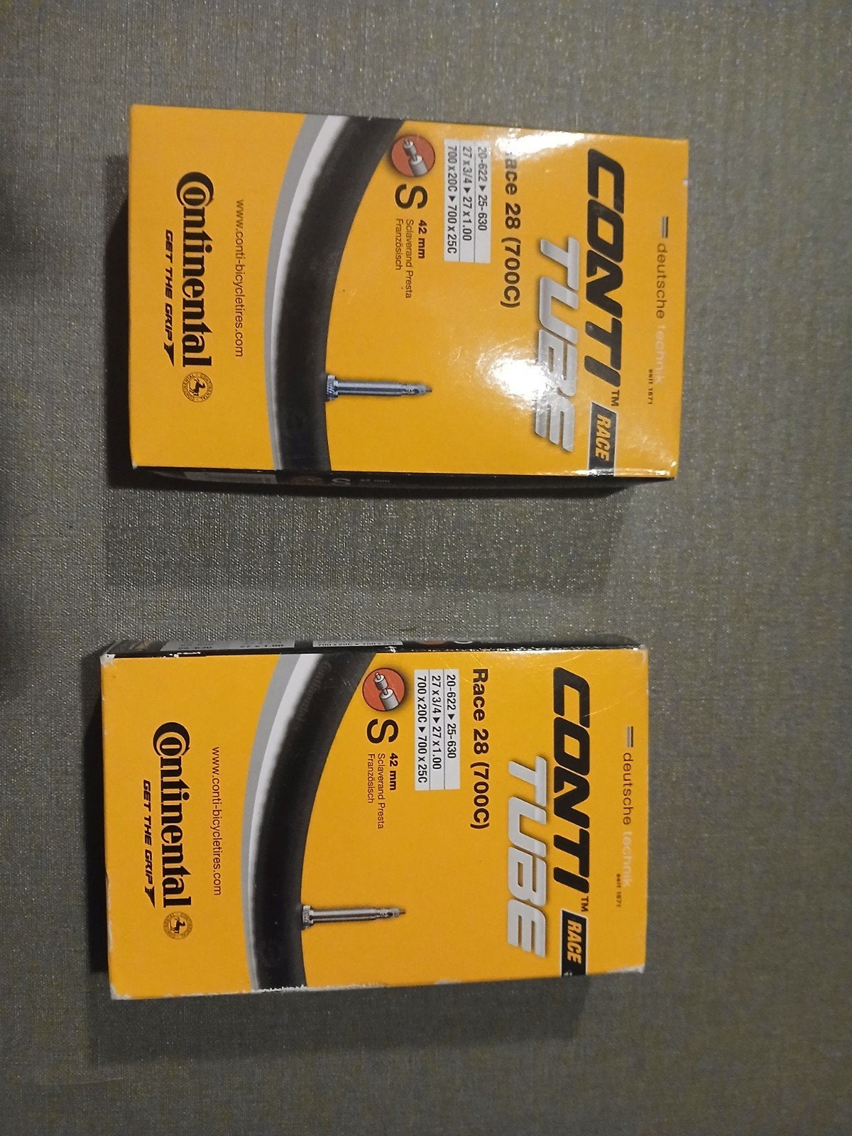 Continental Conti Tube Race 28 (700c) binnenbanden (2 stuks), Ophalen, Band, Nieuw, Continental