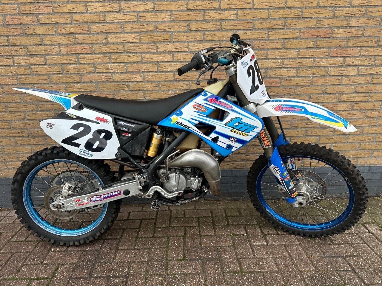 Tm Tm 125 frame / 80cc Honda blok, Tm, Crossmotor, 80 cc, Handgeschakeld