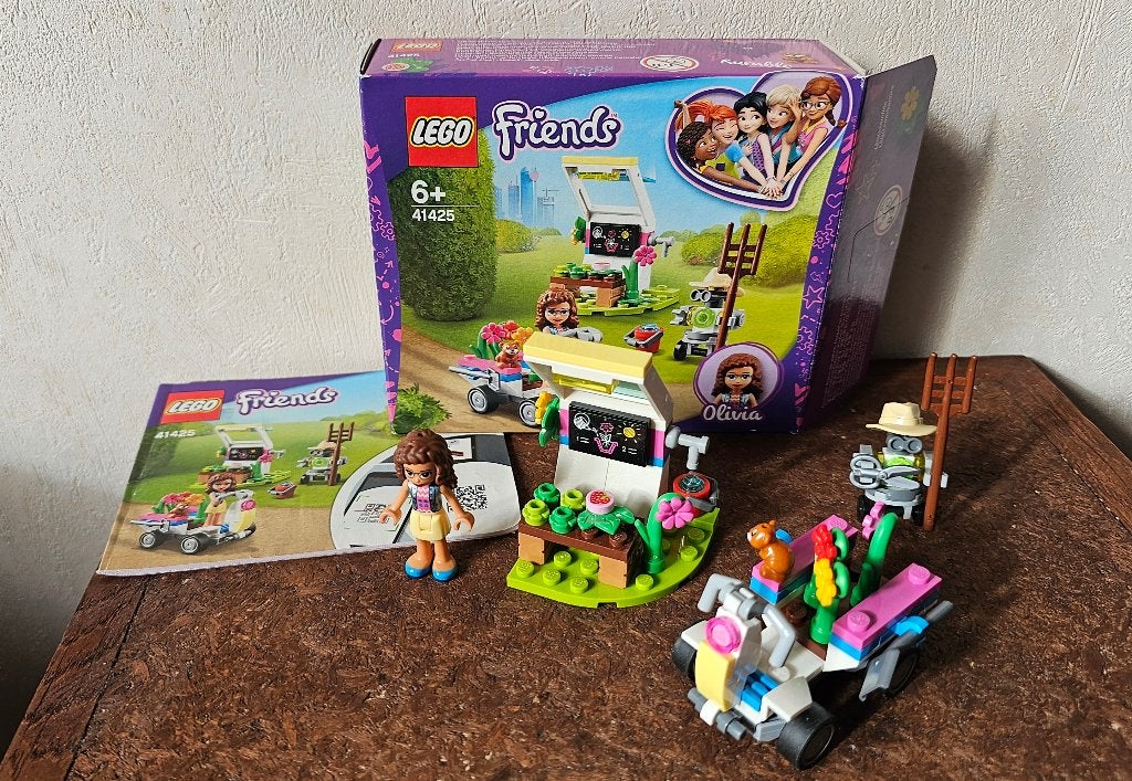 Lego Friends Olivia's bloementuin 41425 -compleet, Inclusief instructies, Lego, Friends, Ophalen of Verzenden